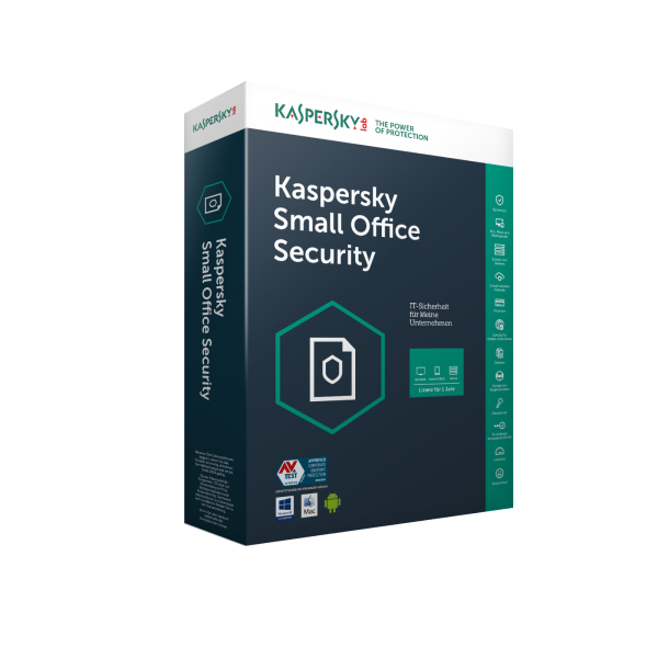 Kaspersky Small Office Security 6 (2019), 20 Dispositivos+ 20 móveis + 2 servidores - 1 Ano- versão completa