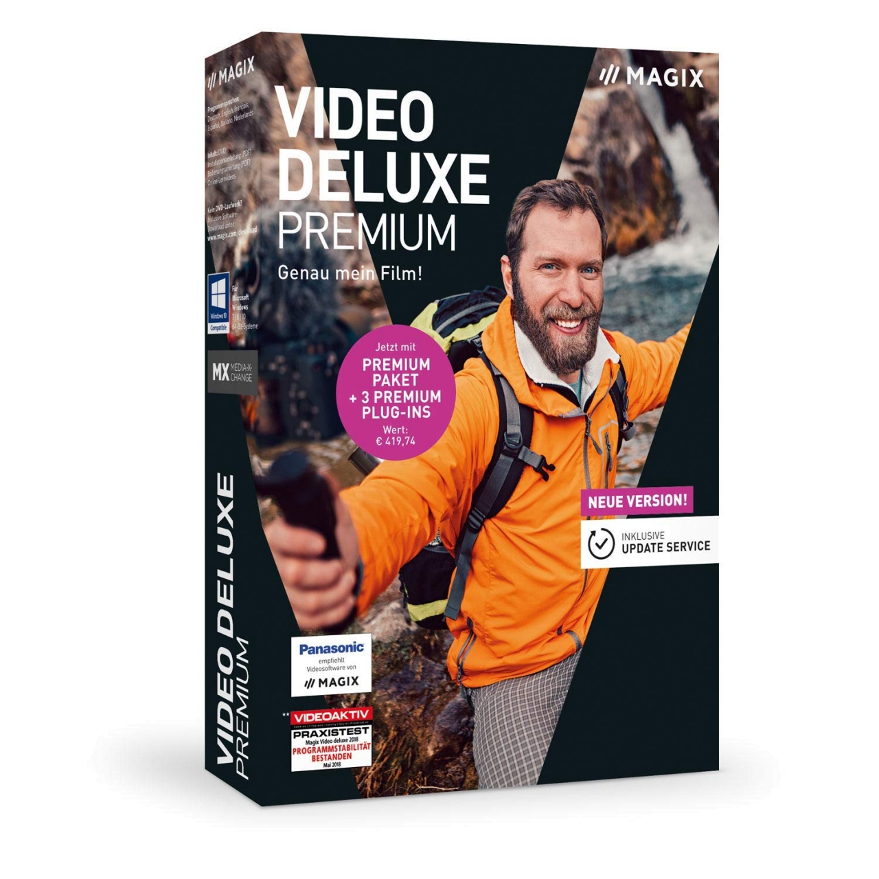 MAGIX Video Deluxe 2019 Premium, Ganhe [Download] BOX (DVD)