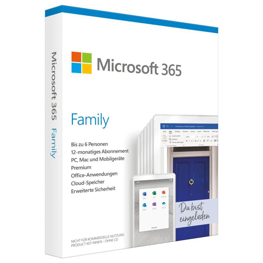 Microsoft 365 Family / 15 Meses / 6 User Download