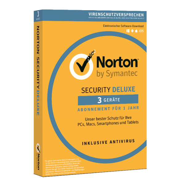 Symantec Norton Security Deluxe 3.0, [Edição 2020]