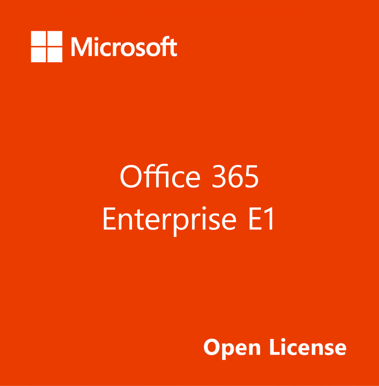 Microsoft Office 365 Enterprise E1, Open Lizenz, 1 Jahr Abonnement