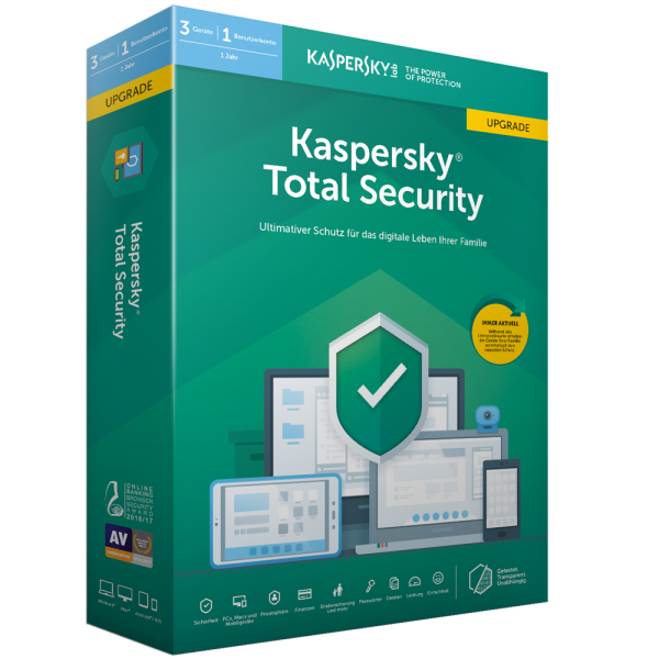 Atualização do Kaspersky Total Security 2020
