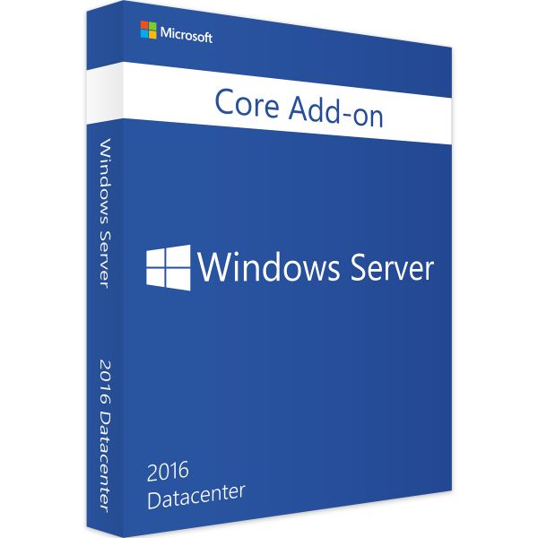 Windows Server 2016 Datacenter, licença adicional do Core AddOn