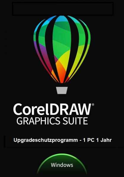 CorelDRAW Graphics Suite, Upgradeschutz, 1 Jahr Verlängerung, Windows