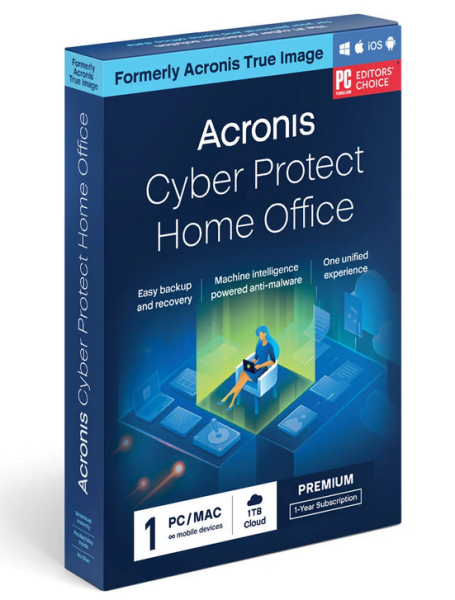 Acronis Cyber Protect Home Office Premium, 1 TB Cloud Storage