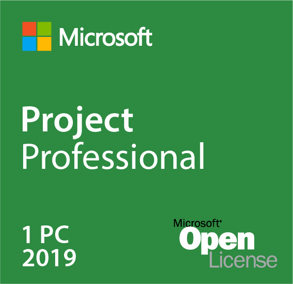 Microsoft Project 2019 Professional Open License, compatível com TS