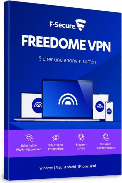 F-Secure Freedome VPN 2021, 1 Ano, Multi Device/ Mobile